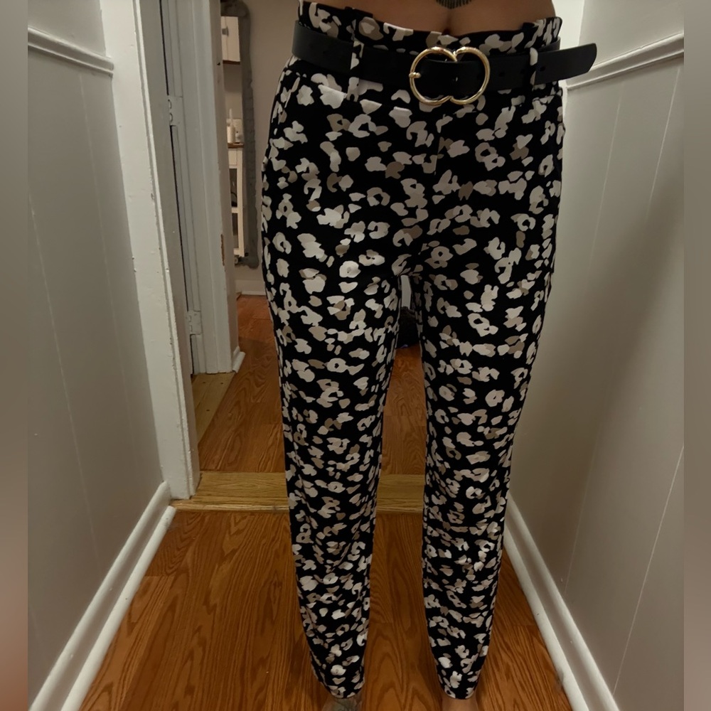White House Black Market Floral Dress Pants
